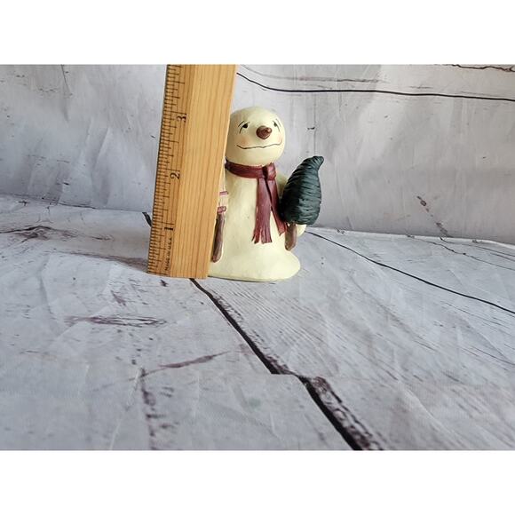 MITTENS & MUFFLERS Snowman SAD TOM Melting 1998 Bonnie Lynn No Chips Or Cracks - Picture 6 of 6